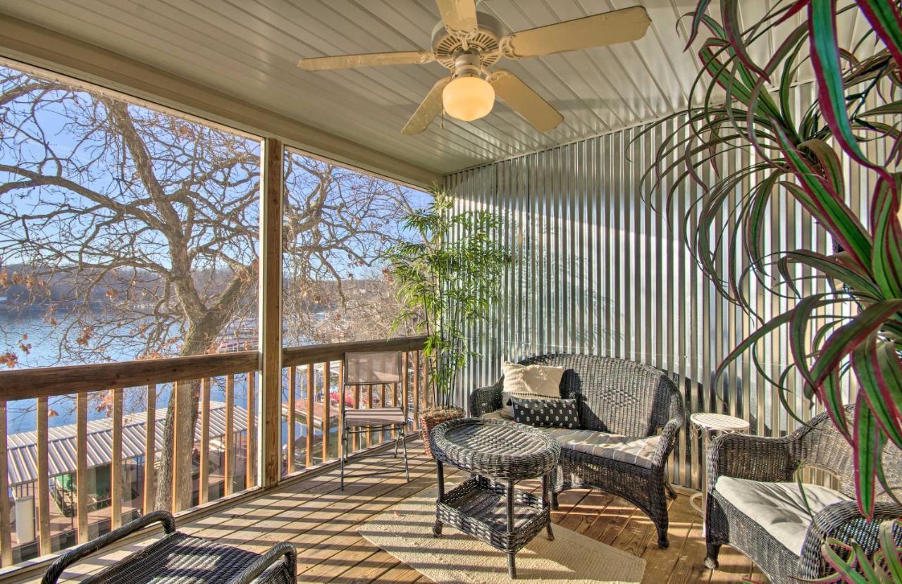 Waterfront Townhome With Private Dock And Lake Views Lake Ozark Zewnętrze zdjęcie